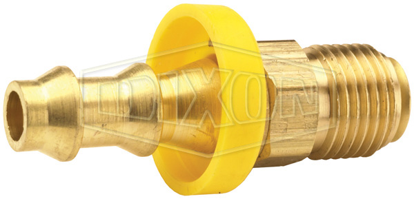 Male SAE Inverted Flare Swivel x Push-on Hose Barb
